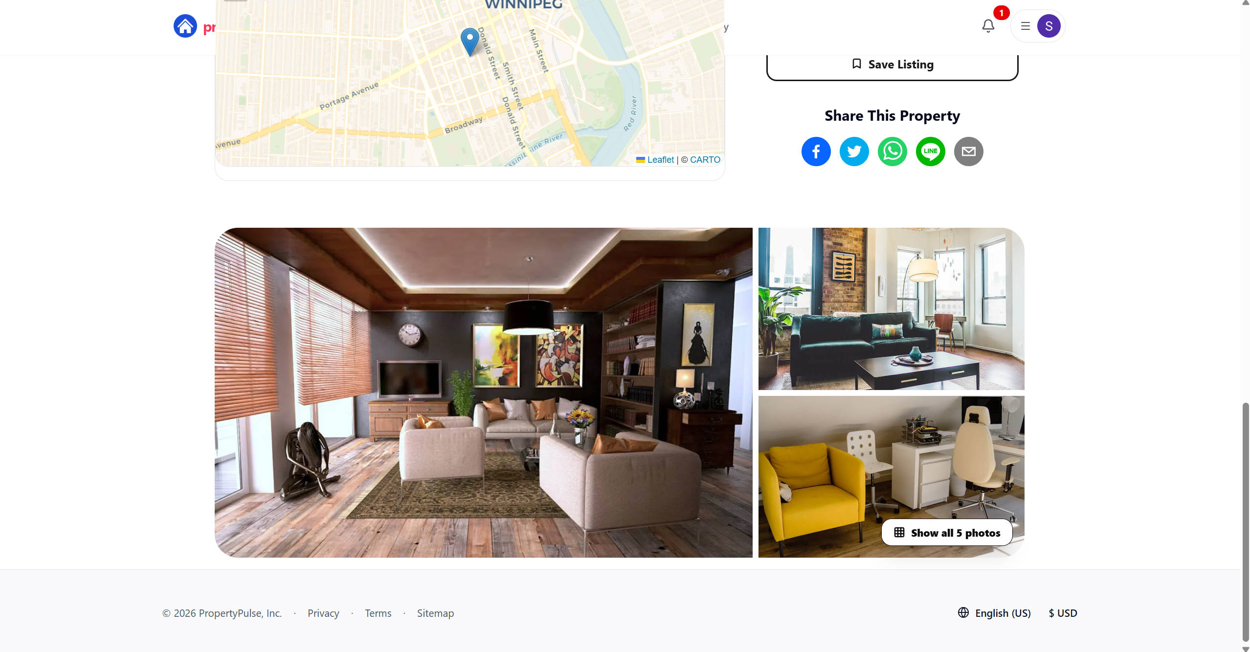 Property rental platform.